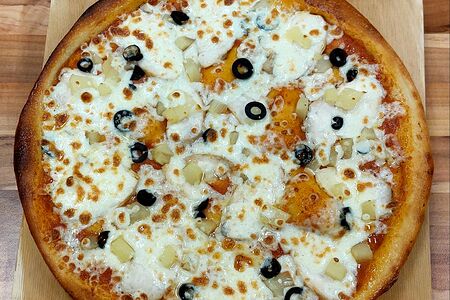 Пицца Гавайская на толстом тесте