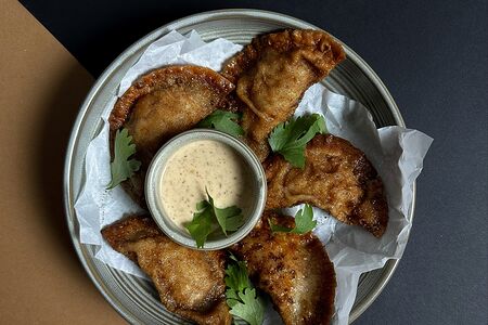 Гедзе с креветкой