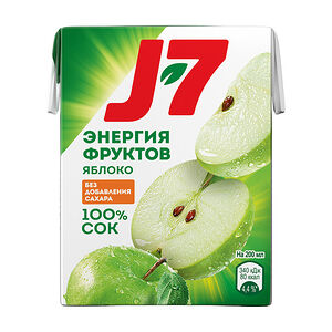 Сок пакетированный яблочный J7
