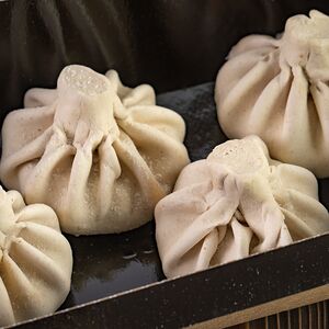 Хинкали с говядиной и свининой