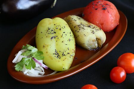 Перец сладкий на углях