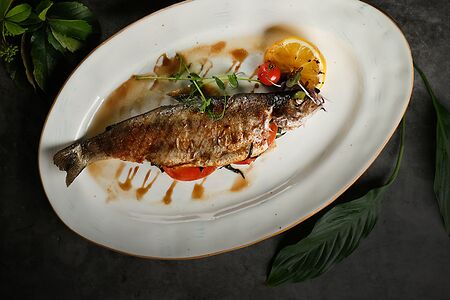 Форель на гриле