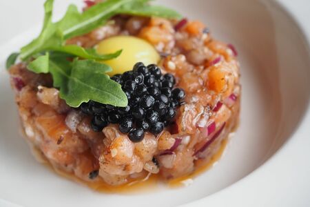 Тартар из лосося