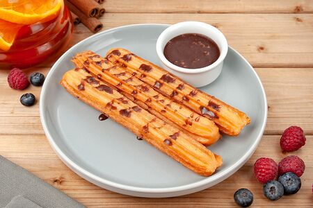 Чуррос с солёной карамелью