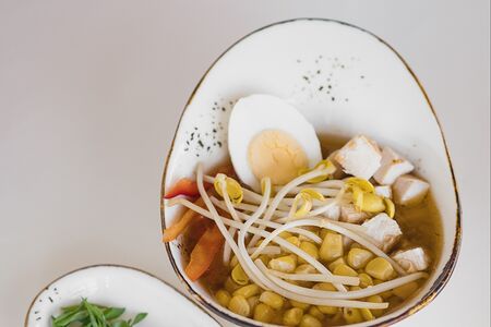 Рамен с курицей