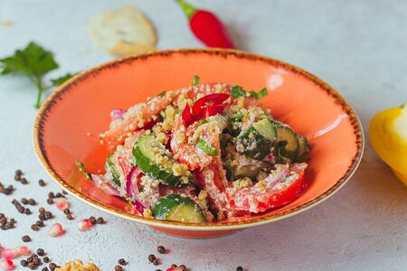 Салат с грецкими орехами по-грузински