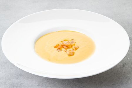 Сырный суп с креветками