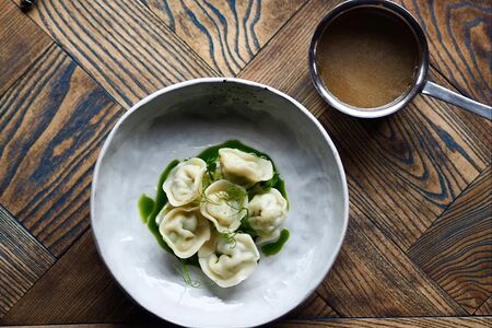 Пельмени с речной рыбой