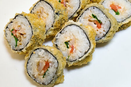 Жареный с курицей