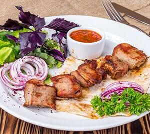 Шашлык из бараньей мякоти