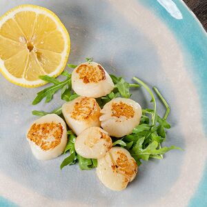 Гребешки на гриле