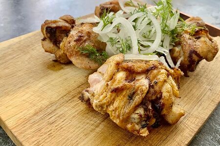Шашлык из куриной грудки