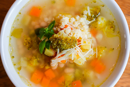 Минестроне с курочкой