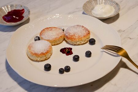 Сырники с джемом