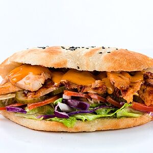 Донер хутор в пите с курицей