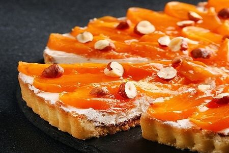 Тарт с хурмой