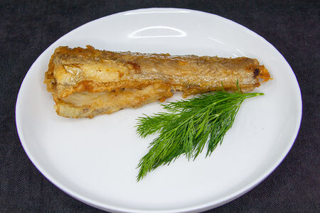 Минтай жареный