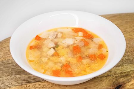 Суп с куриным фаршем