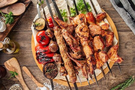 Шашлык из куриной грудки