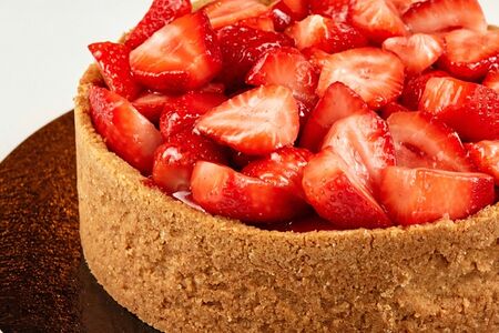 Чизкейк с клубникой