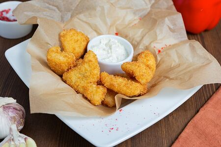 Филе кальмара в панировке