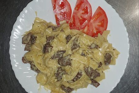 Паста с телятиной