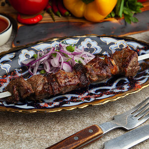 Шашлык из бараньей мякоти