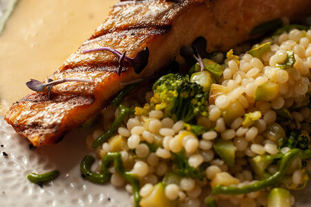 Лосось с птитим