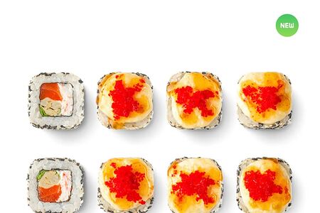 Запечённая Филадельфия с лососем и крабом