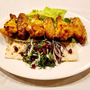 Шашлык из куриных крылышек