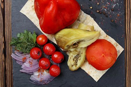 Овощи на мангале