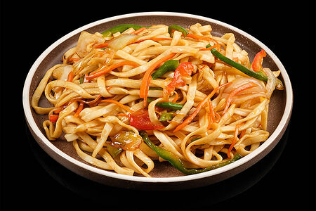 Лапша с овощами