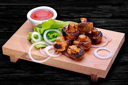 Шашлык из шампиньонов