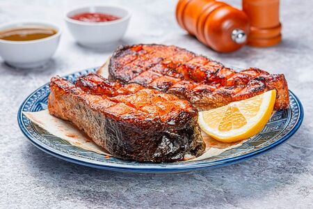 Форель на углях