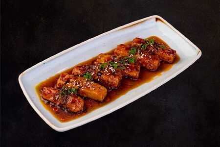 Сыр тофу в соусе терияки