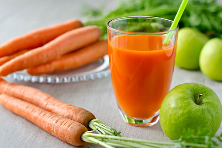 Фреш яблочно-морковный