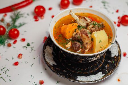 Суп-шурпа с бараниной