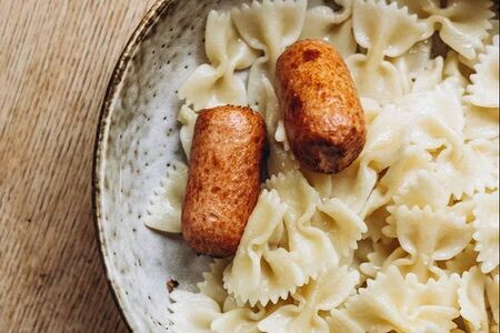Макароны с сосисками