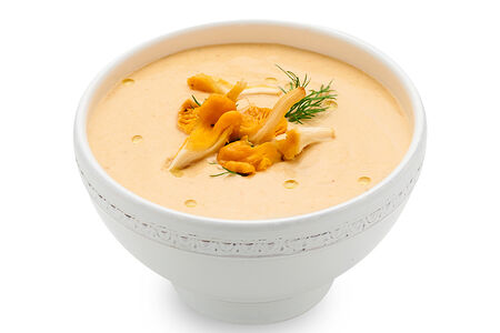 Крем-суп с лисичками