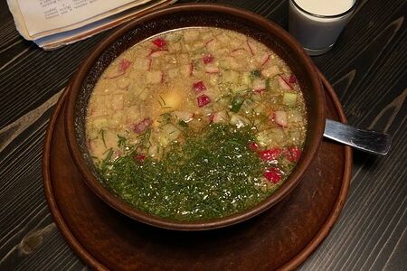 Окрошка на квасе