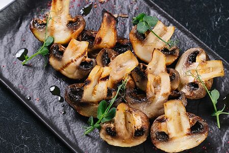 Печёные шампиньоны