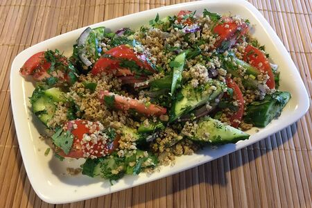 Салат Летний с грецким орехом