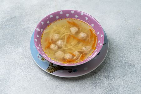 Супчик с домашней лапшой