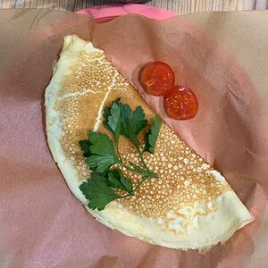 Кармашек из блинчика с начинкой