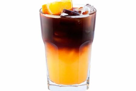 Холодный апельсиновый кофе