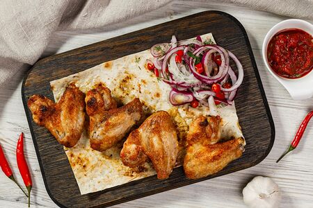 Шашлык из куриных крылышек