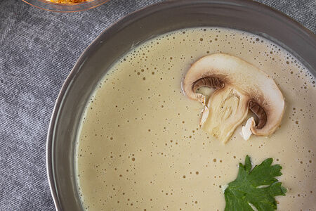Суп-крем грибной