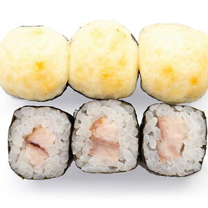 Запеченный мини-ролл с угрем