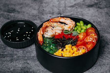 Поке с креветкой