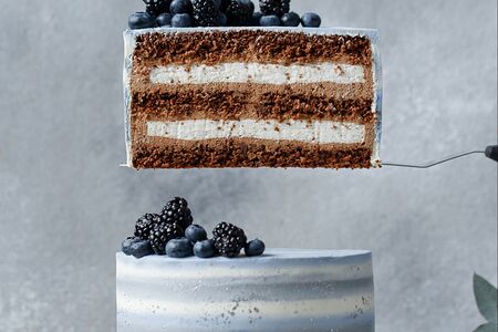 Молочный ломтик с муссовым кремом